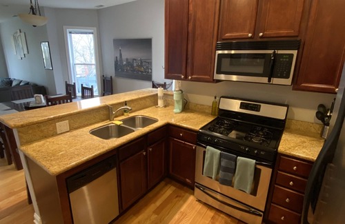 Chicago Condominio | Entire 2 bedroom with Office & Deck!