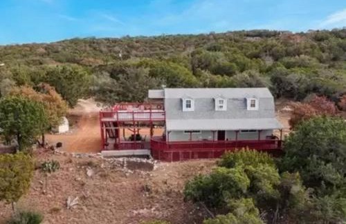 Oatmeal Casa | Entire 2br 2ba hilltop view home Sleeps 8 pets 4 acres Jacuzzi Central AC Kingbeds Office Free WiFi Parking Full Kitchen Refrigerator Washer Dryer Furnished Three 3 Large Sunset Dining Patios Grill Stovetop Oven Hiking Wildlife Firepit Quiet very Secluded