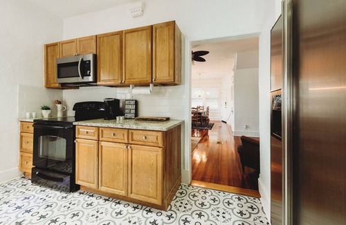 Historic Uptown Casa | Entire historic downtown guest house: 9 BR!