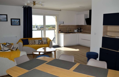 Courseulles-sur-Mer Apartamento | Entre Plage et Ports : Le 49 - Avec Balcon
