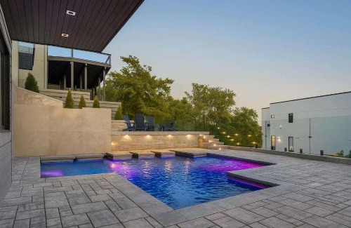 Katie Hill Neighborhood Casa | Epic Luxury Mansion w Nashville Skyline Views
