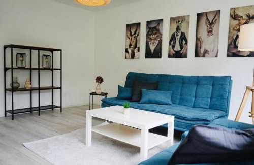 Wolfsburg Apartamento | Erholsames Wohnen für 6 Personen-Parkplatz-Waschmaschine-Garten