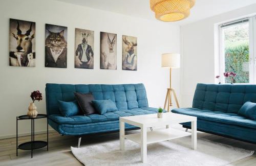Wolfsburg Apartamento | Erholsames Wohnen für 6 Personen-Parkplatz-Waschmaschine-Garten