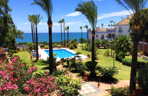Costa del Sol Occidental Apartamento | espacioso apartamento directamente en la playa con vistas panorámicas