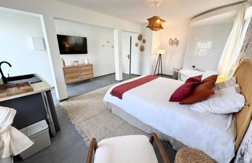 Queven Apartamento | Escale Douceur avec Spa Privé Ambiance Bohème