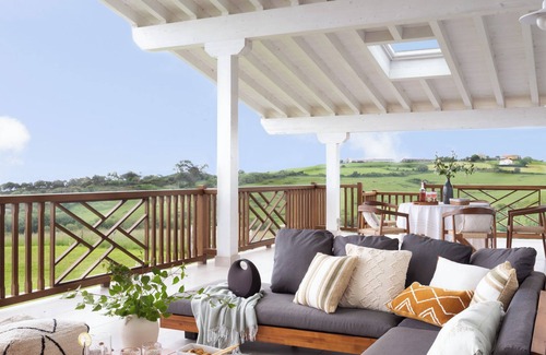 San Vicente de la Barquera Casa | Villa Evarista Prellezo Cantabria, Villa sublime con piscina climatizada y vistas