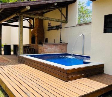 Pallu Casa | Espaço Ranchão com Piscina em São Pedro - SP