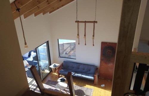 El Quisco Casa | Espectacular cabaña Las Rocas de Algarrobo - El Quisco Norte Vista a la rompiente de la ola