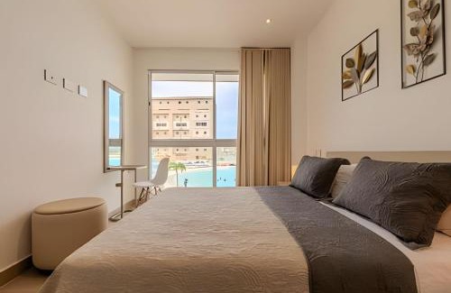 Zona Norte Apartamento | Espectacular vista a laguna de Kristal/1 alcoba