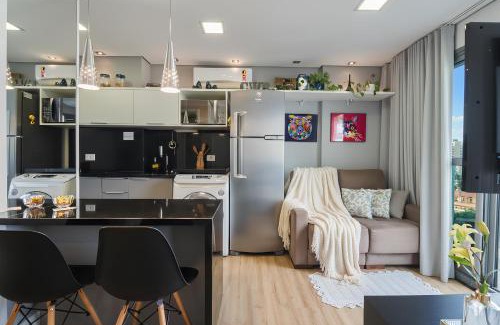Reboucas Apartamento | Estúdio Aconchegante no Centro de Curitiba - Ar Condicio e Localização Perfeita!