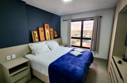Amambai Casa | Estúdio com Quarto Privativo, TV e Cama Super King