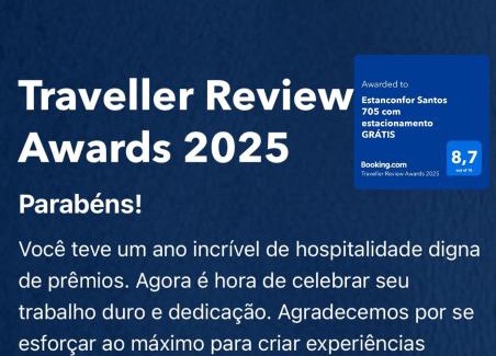 Gonzaga Apartamento | Estanconfor Santos 705 com estacionamento GRÁTIS