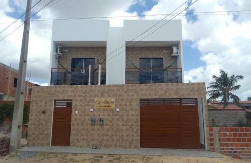 Prea Apartamento | Estrela Apartamento 2 terreo - Quarto e sala com cozinha americana na praia do prea-Ce