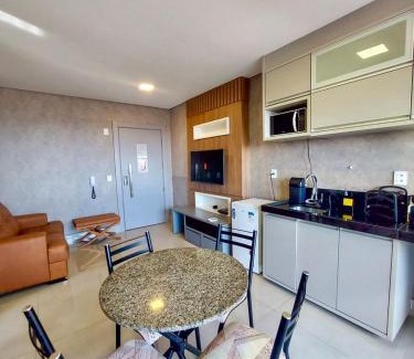 Jardim dos Estados Apartamento | Estudio Alto e Aconchegante no 32º andar do Vertigo