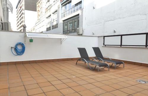 Ourense Apartamento | Estudio céntrico 2 con terraza y parking privado
