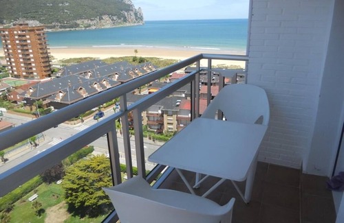 Laredo Apartamento | Estudio con terraza y vistas a la playa