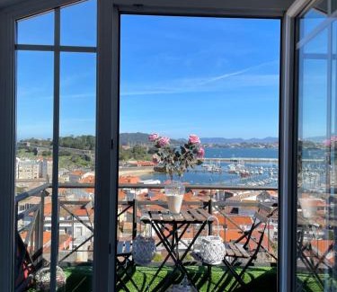 Baiona Old Town Apartamento | Estudio impresionantes vistas con terraza y piscina