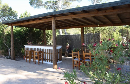 San Antonio Bay Villa | Villa con piscina privada, Área de barbacoa, Wifi, Aire acondicionado, Aparcamiento, amurallada Tierra