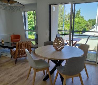 Fouesnant Apartamento | Evasion chic au coeur de la ville et proche plage - Garage privé - Deux chambres