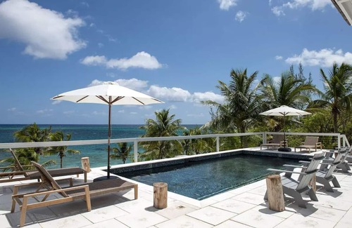 Bouvet Island Villa | ❊Exceptional 4BR Beachfront Home w/ Heated Pool & Back-up Generator, Banks Road❊