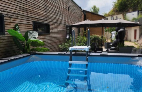 Beaucroissant Apartamento | Suite-Exclusivo-Bañera de hidromasaje-Terraza