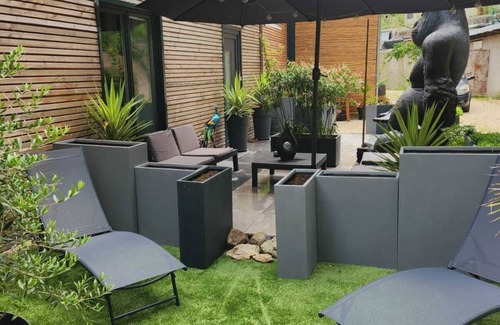 Beaucroissant Apartamento | Suite-Exclusivo-Bañera de hidromasaje-Terraza