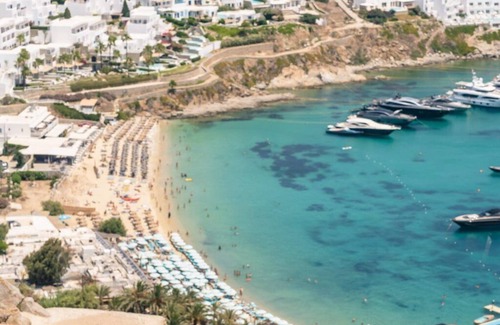 Psarou Villa | Exclusive Above Nammos Villa | Villa Mystique | Overlooking Famous Nammos Bar/Restaurant | Infinity Pool | Outdoor Bar and BBQ | Mykonos