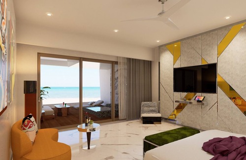 Playa Mujeres Hotel | ✨Exclusive Amenities 👥 Adults-Only Studio 🛁 Private Jacuzzi