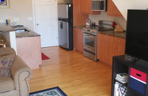 Downtown Greensboro Condominio | Exclusivo apartamento en el centro del ático con terraza enorme