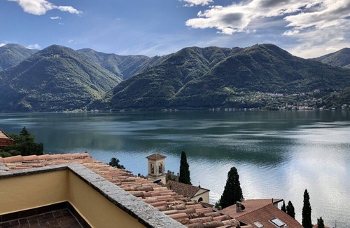 Cressogno Apartamento | Exclusive penthouse with stunning lake view, large terrace, garden & pool.
