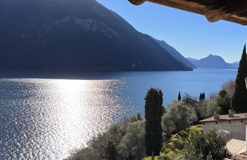Cressogno Apartamento | Exclusive penthouse with stunning lake view, large terrace, garden & pool.