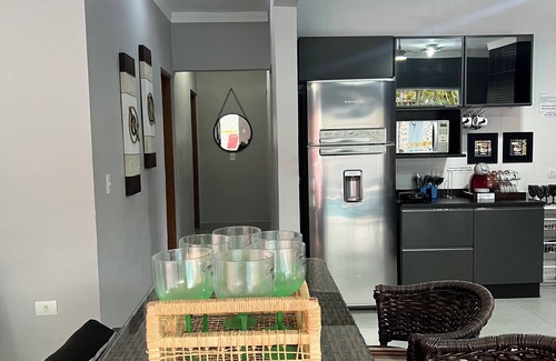 Caraguatatuba Casa | Casa Cerrada Condominio, Frente a la playa, Wifi, Piscina, Barbacoa, Cervecería
