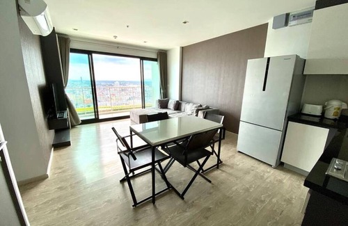 Central Pattaya Apartamento | Exclusive Sea View 2 Bed Room High Floor 2 Balcony