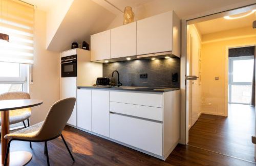 Wiederitzsch Apartamento | Exclusive Suite mit Tiefgarage in Nähe Messe-BMW-Porsche-DHL-Flughafen-Flugzeugwerk der Deutsche Aircraft