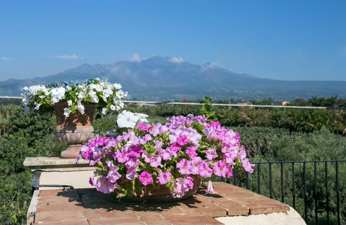 Archi Villa | Exclusiva villa con piscina y jacuzzi, hermosa vista al mar-Etna cerca de Catania / Taormina