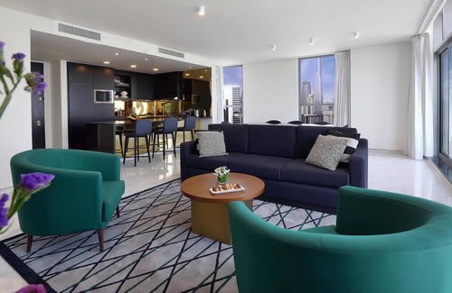 Business Bay Apartamento | Executive Three Bedroom Apartment with Burj Khalifa View