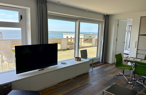 Norderney Apartamento | Exklusive 2-raum-ferienwohnung Direkt Strand mit Einzigartigem Meerblick!