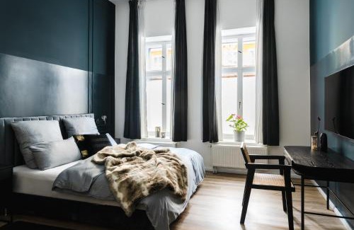 Mitte Apartamento | Exklusive Luxus-Unterkunft in Berlin Mitte: 2 Apartments, 130m², Designer-Möbel, Co2 neutrale Reinigung