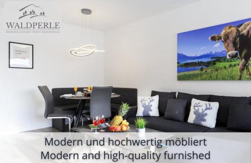 Schonach im Schwarzwald Apartamento | Exklusives 5-Sterne Apartment Waldperle mit Indoor-Pool, Sauna, top Lage und Ausblick in die Natur, Hunde willkommen