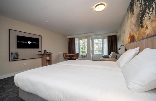 Roden Hotel | Explore Groningen from a Scenic Room w/ Balcony Near Speelgoedmuseum Roden