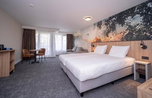 Roden Hotel | Explore Groningen from a Scenic Room w/ Balcony Near Speelgoedmuseum Roden