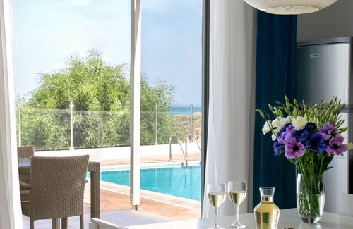 Pernera Villa | Exquisite Protaras Villa | Villa Bulat | 4 Bedrooms | Beachfront | Amazing Sea Views | Private Outdoor Pool | Furished Sun Terrace | Ellinon