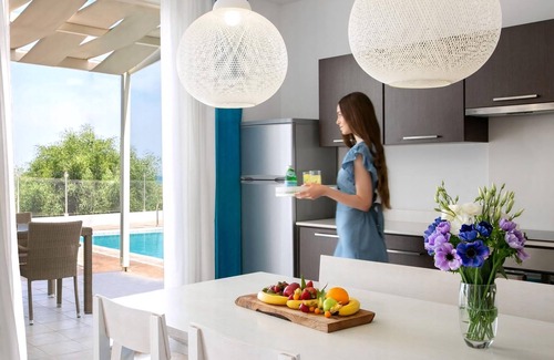 Pernera Villa | Exquisite Protaras Villa | Villa Bulat | 4 Bedrooms | Beachfront | Amazing Sea Views | Private Outdoor Pool | Furished Sun Terrace | Ellinon