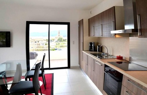 Propriano Apartamento | F3 NUEVO GD STANDING Aire acondicionado 76m2 + 24m2 terraza (2 habitaciones) Vista panorámica al mar