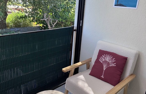 Marseillan Plage Apartamento | Fabulous 2-room apartment - avenue de la Méditerranée -clim- wifi- parking space