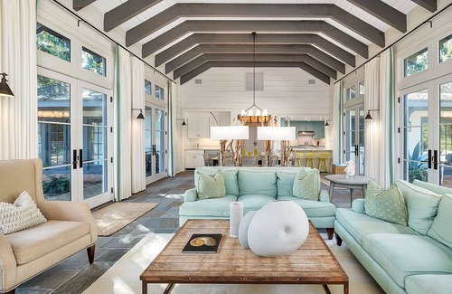 Sea Island Cabaña | Moderno, muy bien decorado Cottage Sea Island con Piscina