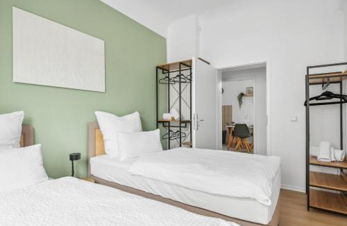 Kostheim Apartamento | FABYLOUS Homes City Apartment I Gruppen I Waschtrockner I Balkon I belebte Lage