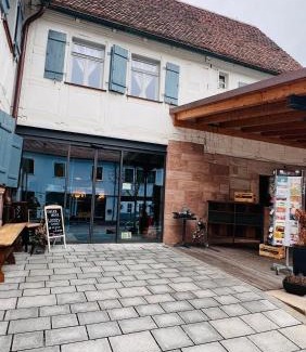 Zirndorf Apartamento | Fachwerkhaus Hufschmiede - Blauer Salon