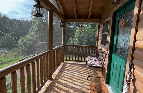 Tennga Cabina | Falcons Nest cabin with AC and WiFi in enchanting Calhoun TN