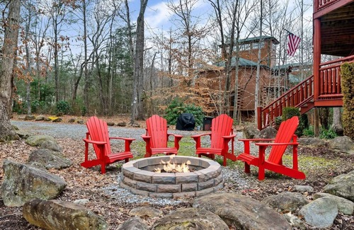 Cosby Cabina | PVT Heated Pool / Smokies Cabin / HotTub / FirePit / Theater RM / Family / Views